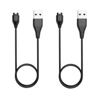 JZK 2 x USB C Smartwatch Charger Replacement Charging Cable for Garmin Fenix 5-5X Plus 6 6S 6X Pro 7 7S 7X, Forerunner 45 Music 935 945, Vívoactive, Approach, Vívomove, Venu Sq, Instinct