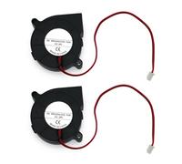 JZK 2PCS 5015 Blower 24V, 6500 RPM/min, 50x50x15mm, 5cm Small Fan, 3D Printer Cooling Fan, DC Brushless 50mm