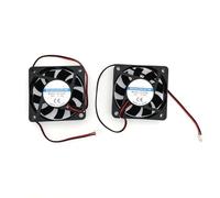 JZK 2pcs 60x60x15mm 24V Silent Mini Brushless Cooling Fan, 6015 DC 24V, 6cm, 3D Printer Fan, Compatible with 3D Printer, Humidifier, DVR, NAS, Switch, Router