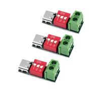 JZK 3PCS USB-C PD Trigger Board Module 100W 5A for DIY Electronics