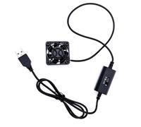 JZK 40mm USB 5V Cooling Fan with 3 Adjustable Speeds Ventilation in Computer Case, 3D Printer, Video Audio DIY Case, TV Box, Power Amplifier, Electronic Load Test and Projector