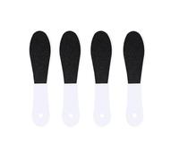 JZK 4X Double-Sided Foot Files for Hard Skin, feet Dead Skin Remover Scraper, Heel Scrubber for Shower, Dry Skin footfile rasp Grater exfoliator, Foot Care Products