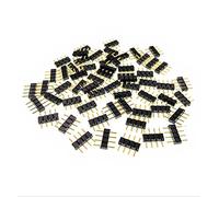 JZK 50 PCS LED strip connectors 4 pin male to male adapter plug for SMD 5050 3528 2835 RGB led light strip, kitchen led strip lights, led ribbon lights