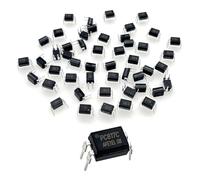 JZK 50pcs PC817C optocoupler, 2.54mm DIP-4 4 pins mounting photo coupler, high density mounting type optocouplers IC, opto coupler, photoelectric coupler