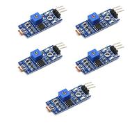 JZK 5x Photoresistor Sensor Module, Digital Light Intensity Sensor Module, Light Brightness Detector Module, Light Brightness Sensor