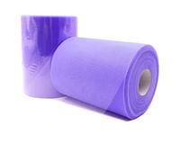 JZK 6 Inch x 100 Yard Purple Tulle Netting Fabric Roll Spool for Party Table Skirt, Wedding Car Decorations, Chair Bow