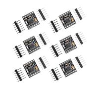 JZK 6 Pack DRV8833 Dual H-Bridge Motor Driver Board - 1.5A 2-Channel DC Motor Controller Module, Ultra-Small, 3V-10V Input