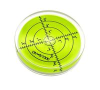 JZK 60mm Small Round Spirit Bubble Level, Bullseye Level Meter Gauge, Surface Level Measurement Tool with Scale for Camera tripods, Caravan, Woodworking, Record Player, Turntable