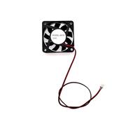 JZK 60x60x15mm DC 5V mini cooling fan 60mm with 2 pin leads, 4000 rpm, 0.13A, 6015 dual ball bearing small brushless DC fan 6cm for cooling or ventilation, 3D printer fan
