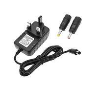 JZK 6V 1.5A 1500mA Power supply with 5.5 x 2.5 mm plug and 2 alternative plugs 4.0 x 1.7 mm, 3.5 x 1.35 mm, AC to DC adapter, 6V wall charger, compatible with 5.5 x 2.1 mm socket