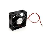 JZK 70x70x25mm DC 24V small cooling fan 70mm with 2 pin leads, 4000 rpm, 0.1A, 7025 dual ball bearing brushless DC fan 7cm, 3D printer fan, PC computer case fan