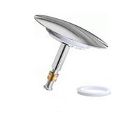 JZK 72mm Bathtub plug replacement with double rubber ring seal, height adjustable bath tub plug with screw bolt, bathroom bathtub drain stopper fitting, bath tub drain cover