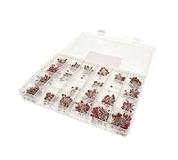 JZK 960 x Ceramic capacitor assortment kit 24 types capacitors range 2pf to 0.1uf with storage box for hobby electronics, audio-video and car repair