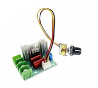 JZK AC 50V-220V 2000W thyristor SCR voltage regulator Module Voltage Transformer with knob and wire, high power electronic speed controller, light dimmer, temperature controller