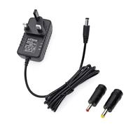 JZK DC 6V 1A 1000mA Power Adapter, 6 V Charger, AC to DC Adaptor, 6 Volt Charging Adapter Replacement Lead Plug 5.5 mm x 2.5 mm, with 3.5mm x 1.35mm and 4.0mm x 1.7mm plugs