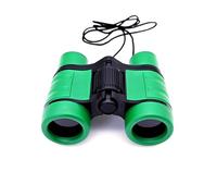 JZK Green children binoculars for boys girls age 3-5, outdoor toys for kids, present for 4/5 year old boy birthday, toddler gift age 3, kids camping gadget
