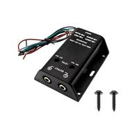 JZK High-Low Adapter, Speaker Wire Input to RCA Output Adapter, 2-Channel Line Output Converter LOC, High to Low Level Adjustable Converter for Car Amplifier, Subwoofer