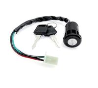 JZK Ignition Key Switch Set connect 4 Wire Wheeler Quad Pin for 50cc 70cc 100cc 110cc 125cc 150cc 180cc 200cc 220cc 250cc e-scooter ATV Dirt Pocket Bike for Buyang, Roketa, TaoTao, Coolsport, Sunl, Ka
