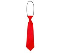 JZK Pre-Tied Kids Tie for Boys Height Under 130cm 2-8 Years Old Little Children Elastic Necktie for Wedding Birthday Party Funeral Graduation