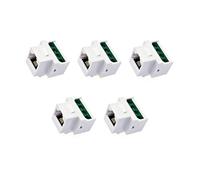 JZK RJ11 Screw jack CAT3 telephone keystone jack, RJ11 telephone wall socket module accessories, 6P4C female screw terminal adapter connecter with 4 screws breakout board