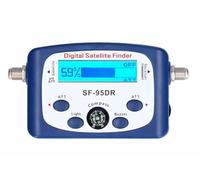 JZK SF-95DR Digital Satellite Finder, LCD Display Screen Satellite Signal Meter Measuring Device with Compass, Buzzer