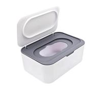 JZK Wet wipes dispenser box with lid, baby wipe dispenser, moist toilet tissue box, bathroom wipes container, toilet wipes holder case