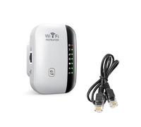 JZK WiFi Extender Booster, 2.4GHz Wireless Internet Repeater with Ethernet Port, Covers Up to 3000 Sq.Ft and Multiple Devices, AP/Repeater Modes