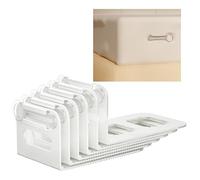Jzla pro Bed Sheet Holders,6pcs Lock Sheet Holders Corner Fitted Sheet Straps Fit All Mattress Size Not Easy to Break