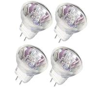 JZLBBC 4pcs Halogen Light Bulbs MR8 12V 5W 10W 20W 35W Spotlight Halogen Warm White 2700k Low Voltage Landscape Lighting Lamp 10W