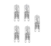 JZLBBC 5Pcs 40W G9 Halogen Bulbs 20W 60W 220V Dimmable Warm White Clear Capsule Halogen Lamps G9 Halogen Light Bulb,60W