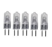 JZLBBC 5Pcs G5.3 220V 50W Halogen Capsule Light Bulbs Capsule Lamp GU5.3 Bi-Pin Base Warm White 2700K for Chandeliers Track Lights Landscape Lights Desk Lamps,150W