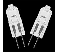 JZLBBC Crystal Clear Halogen Bulb G4 6V 12V 24V 220V Halogen Light Bulbs G4 10W 20W 35W 50W Tungsten Halogen Lamp Warm White 5PC 12V-10W