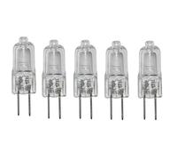 JZLBBC G4 Halogen Bulb 12V 35W G4 Capsule Halogen Lamps Transparent G4 Halogen Light Bulbs 2 Pin Dimmable Warm White,35W,5Pc