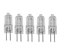 JZLBBC G4 Halogen Bulb 35W 12V G4 Lamp Bulb Halogen Transparent G4 Clear Capsule Halogen Lamps 2 Pin Dimmable Warm White,20W,5Pc