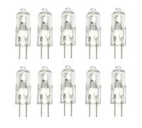 JZLBBC G4 Halogen Bulbs 12V 5W 10W 20W 35W 50W G4 Halogen Light Bulbs 2 Pin Dimmable Warm White for Crystal Chandelier,Landscape Lighting,20W,10Pc