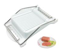 JZLEJC 8.3x5.1 Inch Luncheon Meat Slicer Hard Boiled Egg 14 Stainless Wires Cheese Butter Fruit