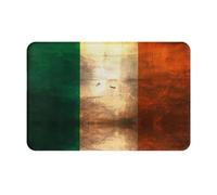 JZMTY 16 * 24 Inches Anti-Slip Doormat for Indoor and Outdoor Use Exquisite Retro Irish Flag Print Fashionable Comfortable