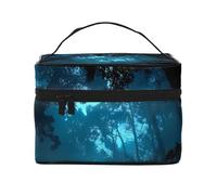 JZMTY Spacious Makeup Bag with Unique Astral Glow Prints â€“ Lightweight for Work, Travel and Gym