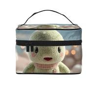 JZMTY Spacious Makeup Bag with Unique Rag Doll Prints â€“ Lightweight for Work, Travel and Gym