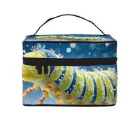 JZMTY Spacious Makeup Bag with Unique Tardigrades Prints â€“ Lightweight for Work, Travel and Gym