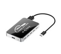 Jzones Wireless Carplay Adapter UK, USB Plug & Play for CarPlay & Android Auto, Dual-Band WiFi, 4K Video Support, Compatible with iPhone 7+/iOS 10+ & Android 11+, No Vehicle Modification Needed