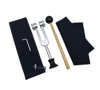 Jzoowar 1Set Tuning Fork 528HZ Aluminum Alloy Chakra Tuning Fork Set With Mallet For Healing Chakras, Sound Therapy Maintaining Perfect Harmony Of Body, Mind And Spirit