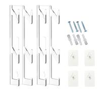 Jzoowar 2PCS 2-Tier Universal Game Controller Headset Holder Stand for Controller Stand Clear Headphone Holder