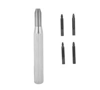 Jzoowar Watch Crown Tube Insert Remover Opener Holder Watch Case + 4 Blade Watch Repairing Tool