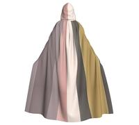 JZQZH A warm and rustic colour scheme Halloween Hooded Cloak Wizard Costume Suitable For Masquerade Carnival And Theme Party
