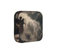 JZQZH Angel With A Sword Sanitary Pad Storage Bag Compact for Daily Travel and Office Use with Zipper Carry With You