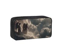 JZQZH Exquisite Staring Into The Abyss Pattern Pen Case Large Capacity Wear-Resistant Durable for Student Use