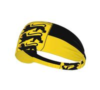 JZQZH Flag of Baden-Württemberg Sports Headband Highly Elastic Breathable Lightweight and Durable for Running Fitness Yoga Cycling