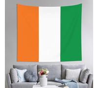 JZQZH Flag of Ivory Coast 60 x 51 Inch Horizontal Tapestry with Beautiful Print Suitable for Various Interior Decoration