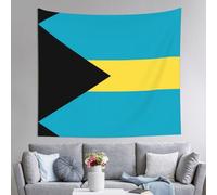 JZQZH Flag of the Bahamas 60 x 51 Inch Horizontal Tapestry with Beautiful Print Suitable for Various Interior Decoration